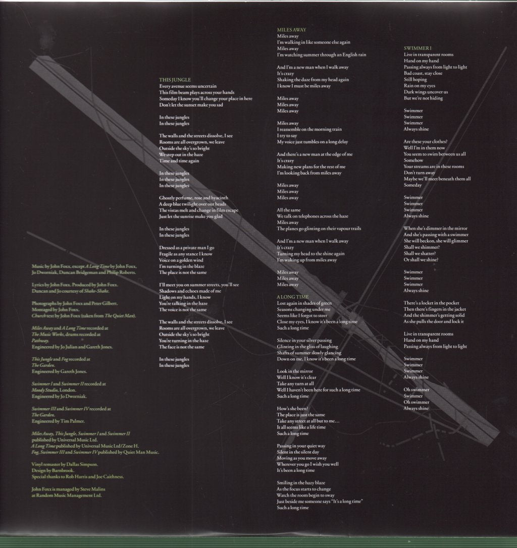 John Foxx - Church - Lp