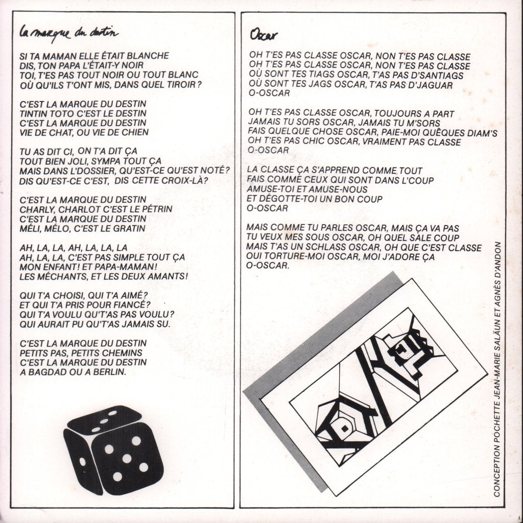 Les Orphelins - Oscar - 7 Inch