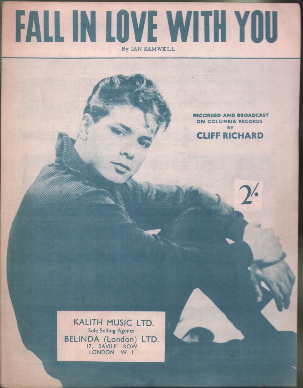 Cliff Richard - Fall In Love With You - Sheet Music