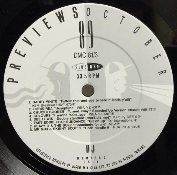 Various Artists - October 89 Previews - Lp