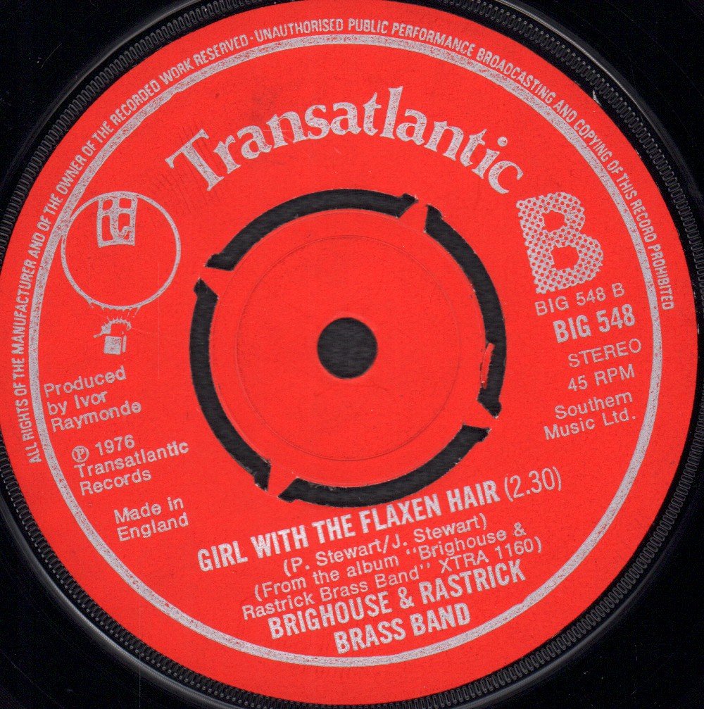 Brighouse And Rastrick Band - Floral Dance - 7 Inch
