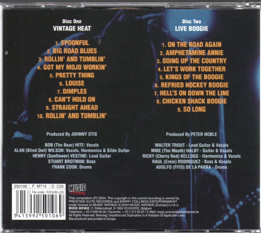 Canned Heat - Eternal Boogie - Double Cd