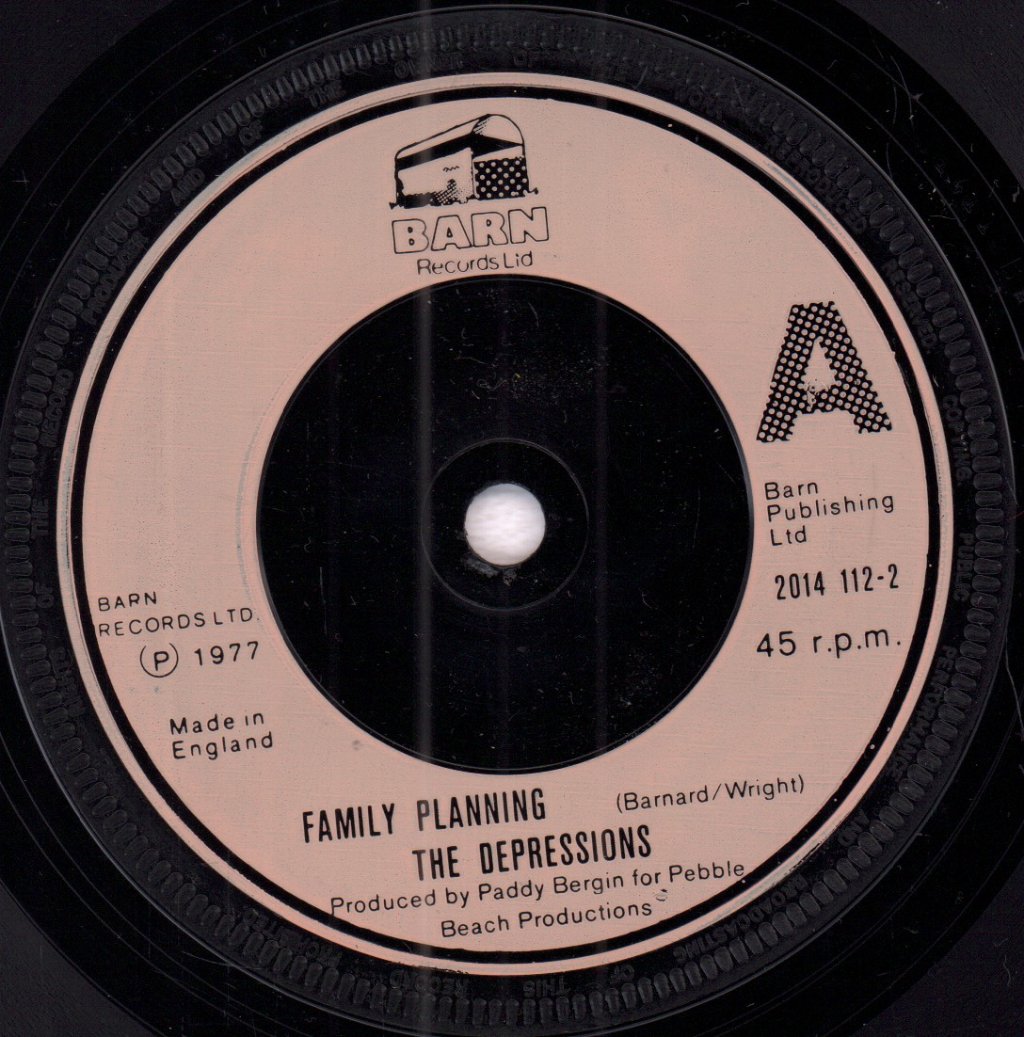 Depressions - Living On Dreams - 7 Inch