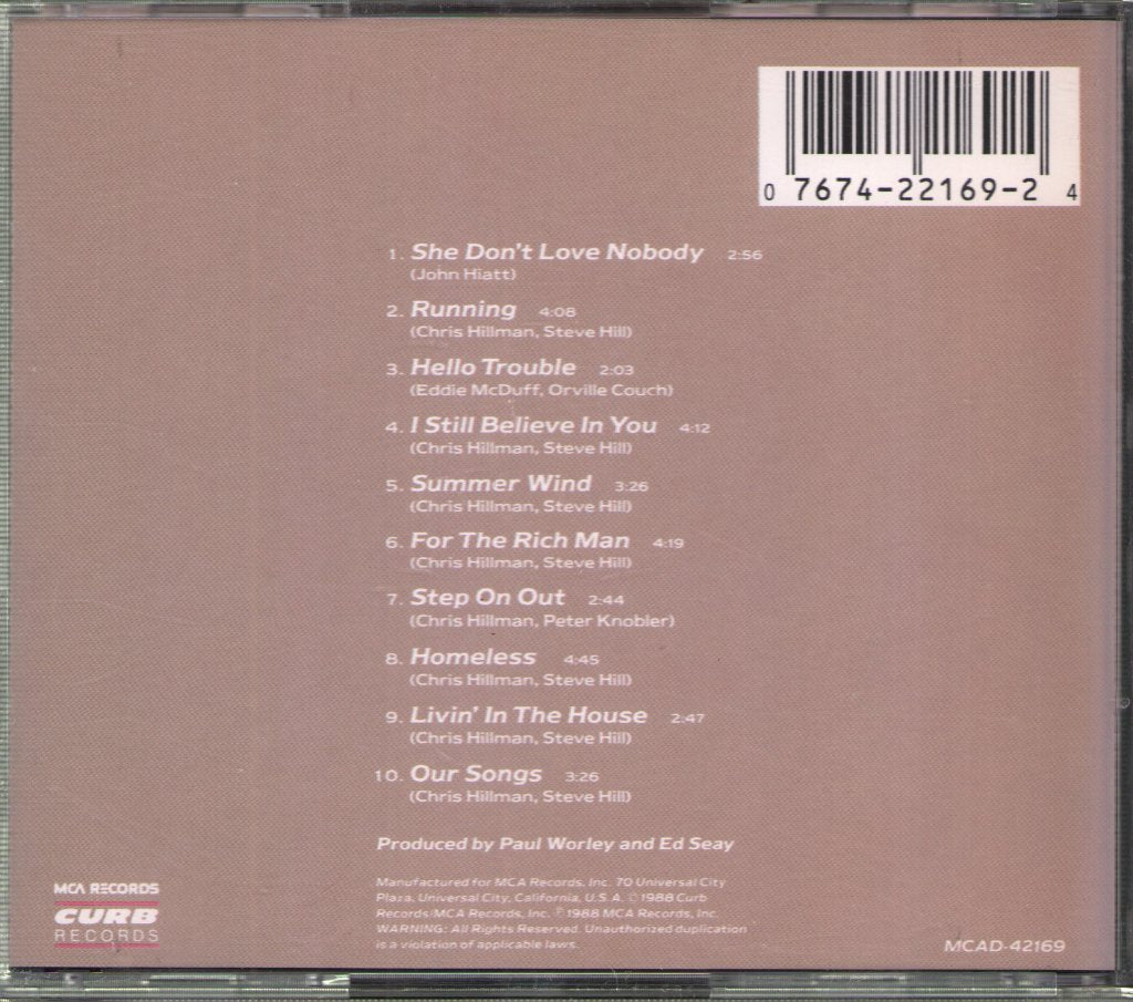Desert Rose Band - Running - Cd