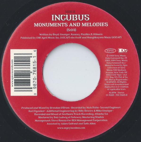 Incubus - Megalomaniac - 7 Inch