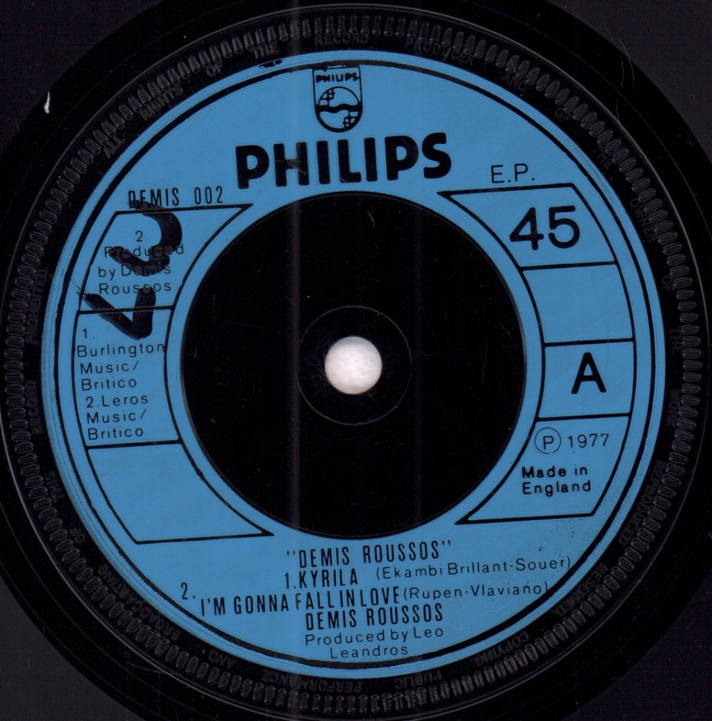 Demis Roussos - Kyrila - 7 Inch