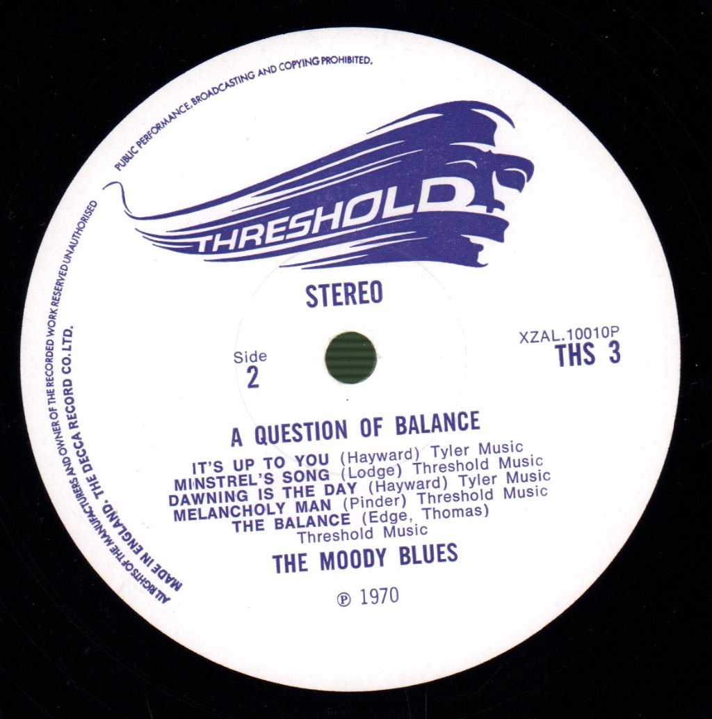 Moody Blues - A Question Of Balance - Lp