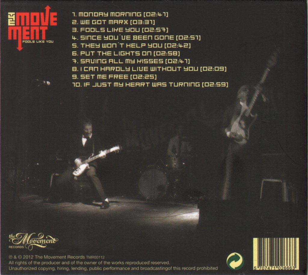 Movement (New Wave) - Fools Like You - Cd