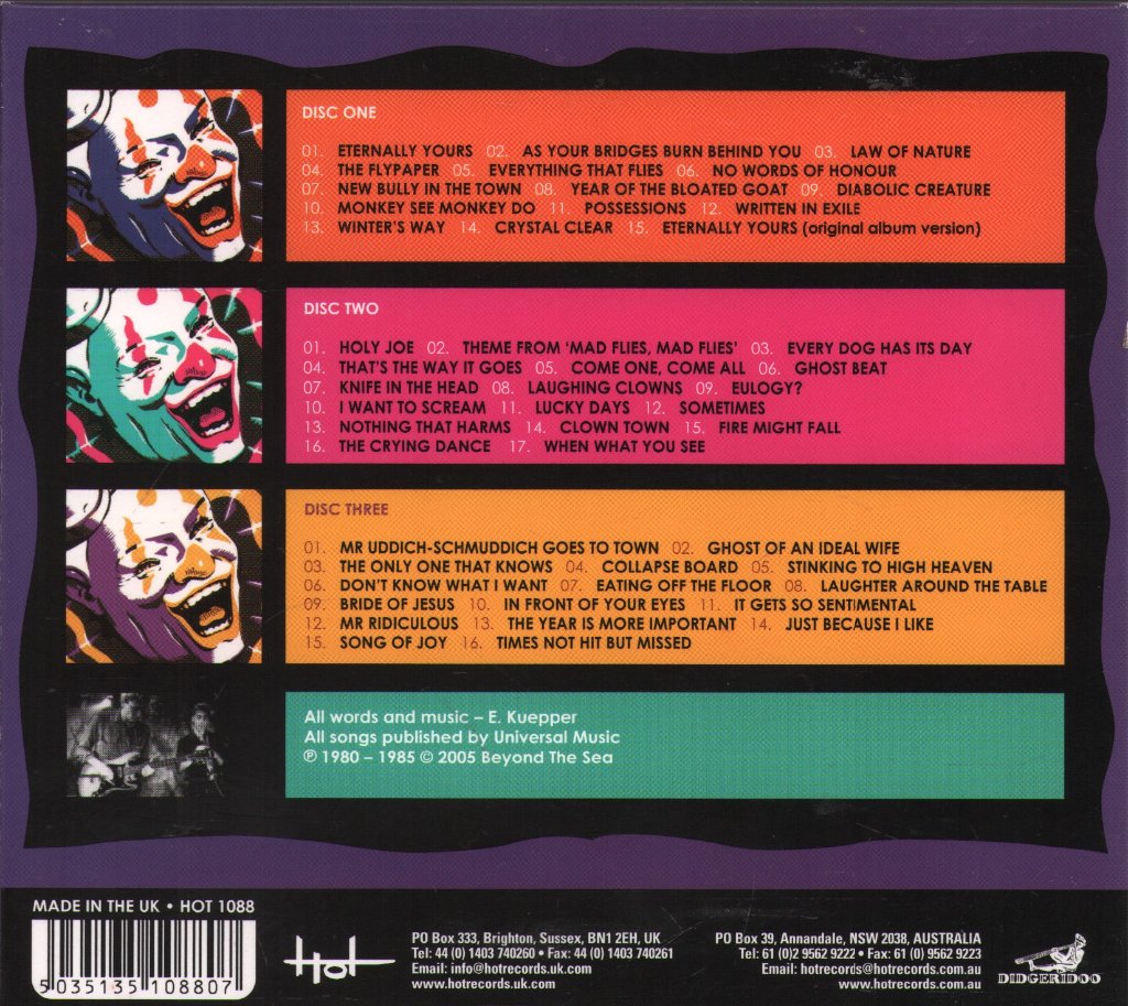 Laughing Clowns - Cruel, But Fair (The Complete Clowns Recordings) - Cd Set