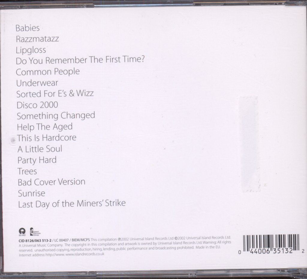 Pulp - Hits - Cd