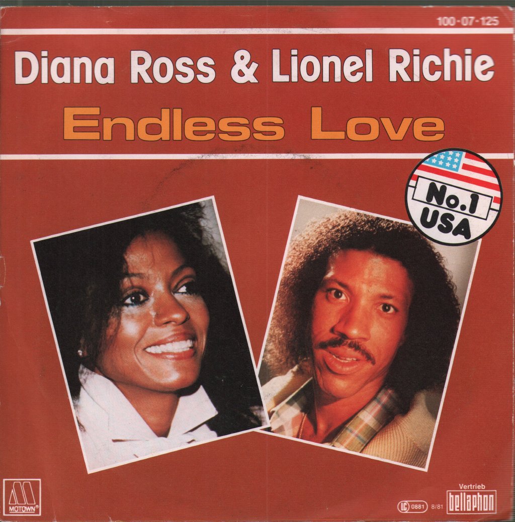 Diana Ross And Lionel Richie - Endless Love - 7 Inch
