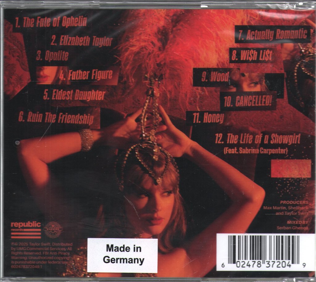 The Life of a Showgirl CDサインPHOTO1 テイラーの通販 | RIGHTCLIXS