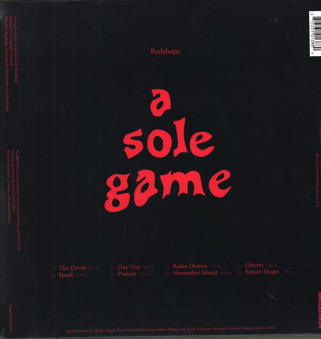 Redshape - A Sole Game - Double Lp