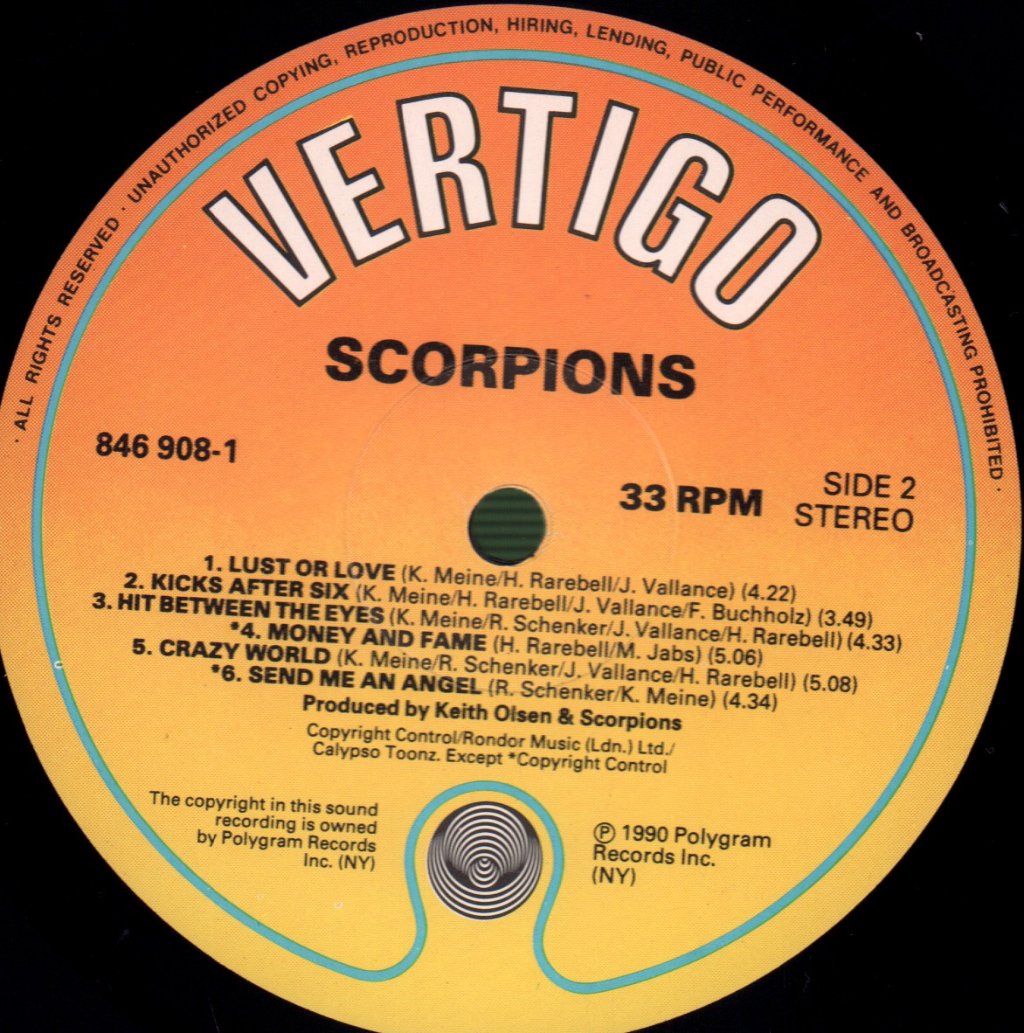 Scorpions - Crazy World - Lp