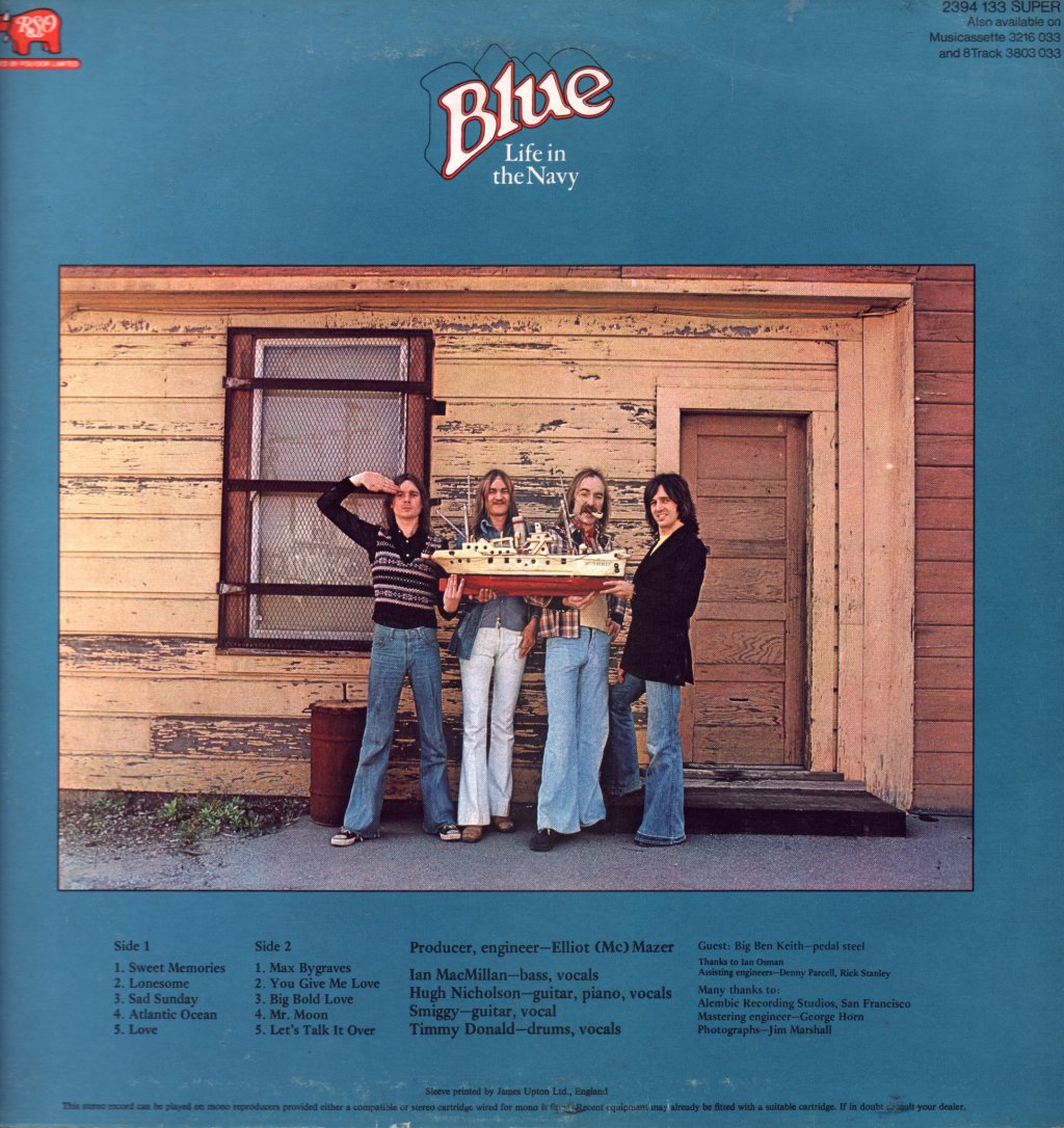 Blue - Life In The Navy - Lp