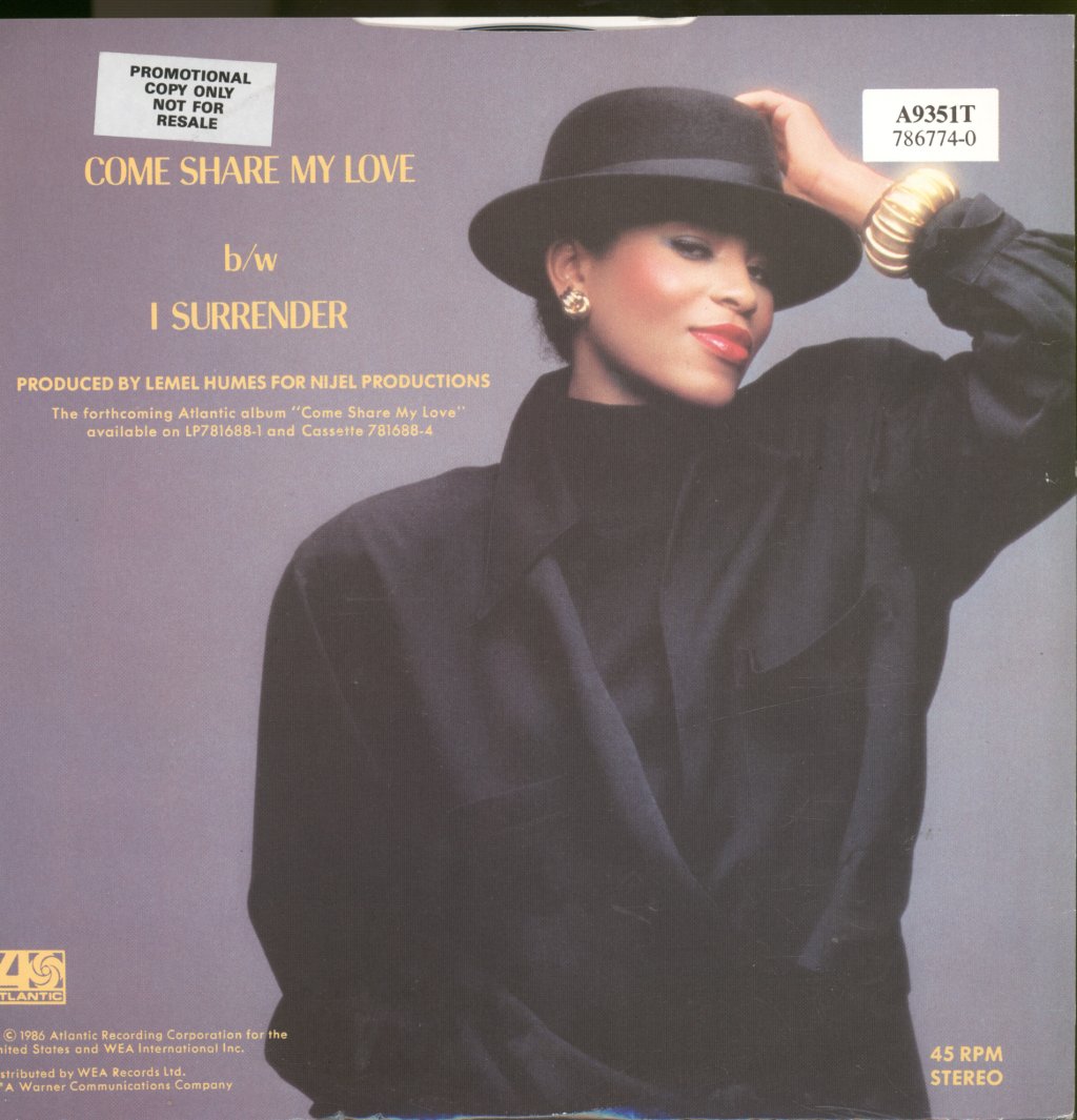 Miki Howard - Come Share My Love - 12 Inch