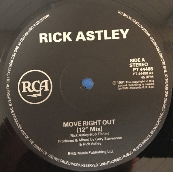 Rick Astley - Move Right Out - 12 Inch