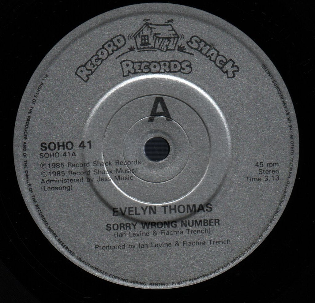 Evelyn Thomas - Sorry Wrong Number - 7 Inch