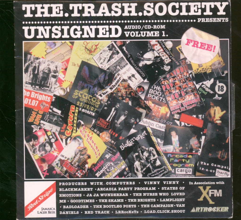Various Artists - The.Trash.Society Presents Unsigned Audio/CD-ROM Volume 1. - Cd