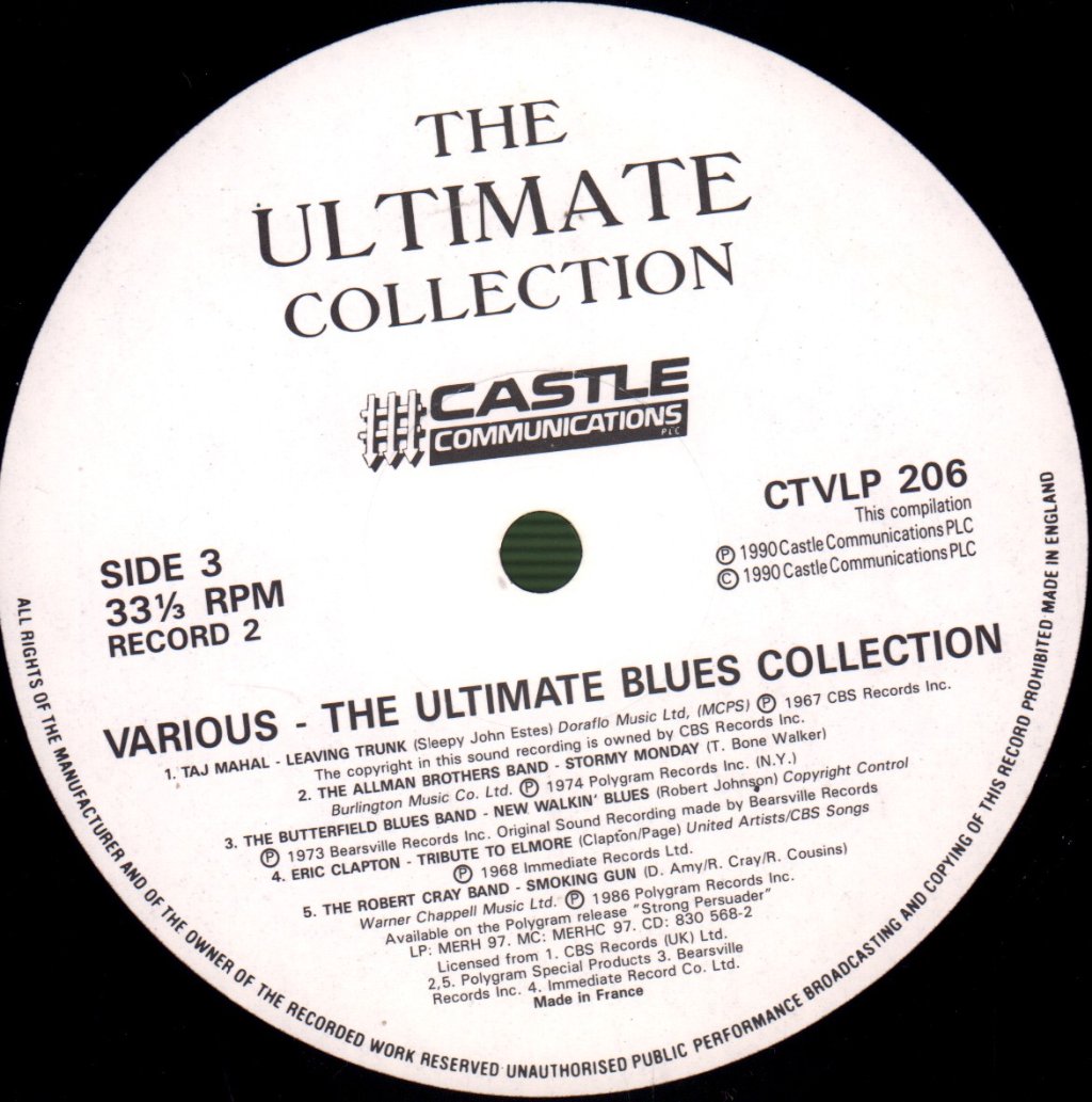 Various Artists - Ultimate Blues Collection - Lp