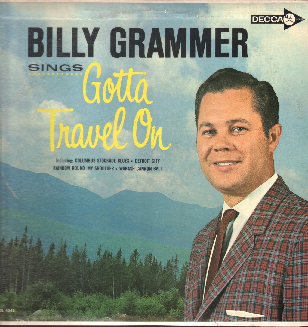 Billy Grammer - Billy Grammer Sings Gotta Travel On - Lp