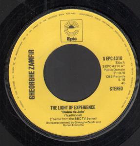 Gheorghe Zamfir - Light Of Experience - 7 Inch