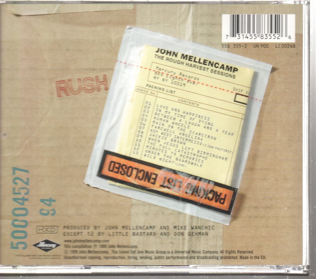 John Cougar Mellencamp - Rough Harvest - Cd