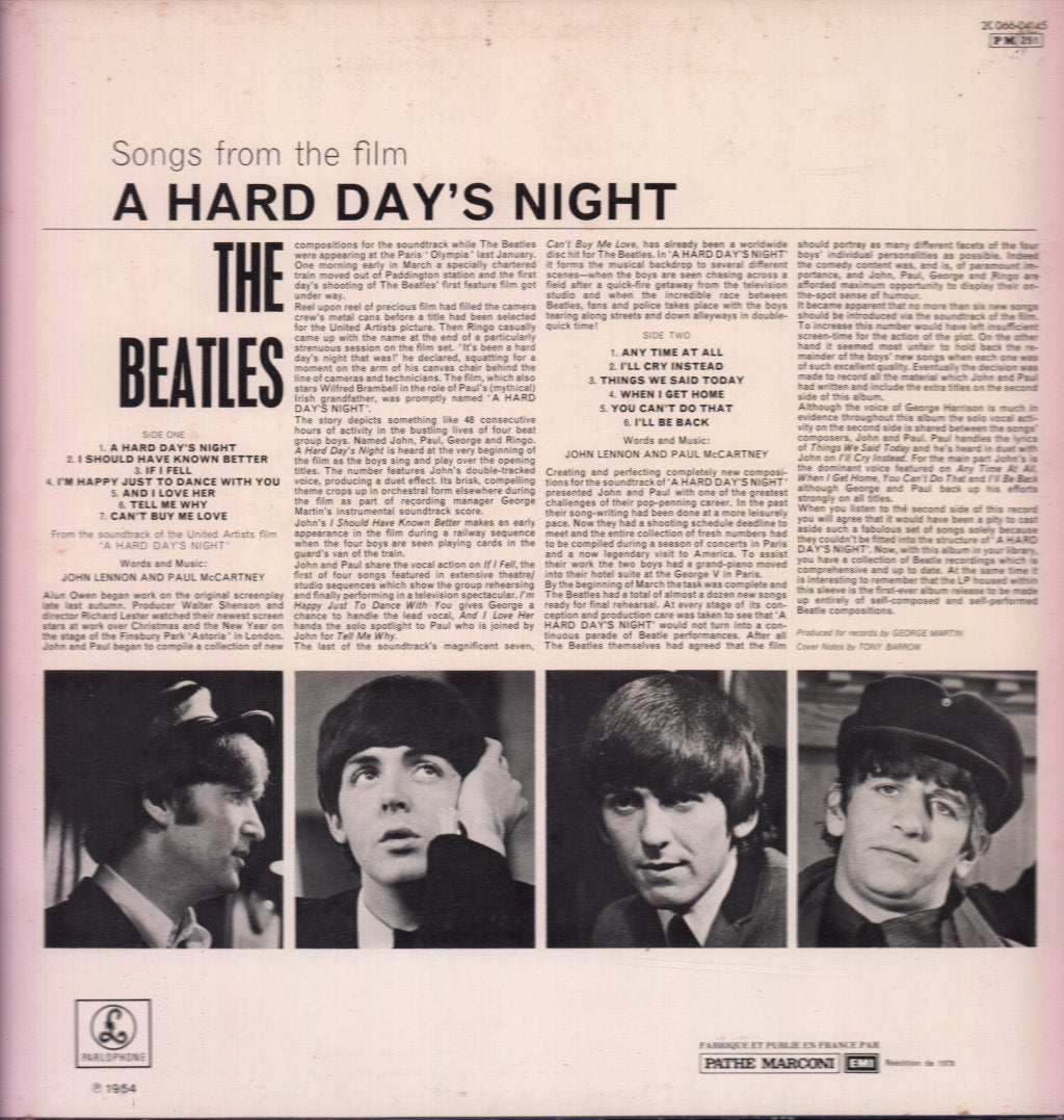 Beatles - A Hard Day's Night - Lp