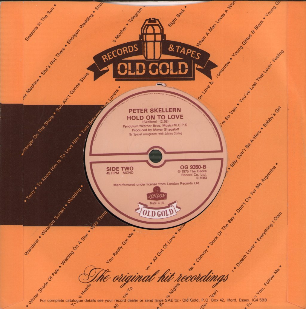 Peter Skellern - You're A Lady - 7 Inch