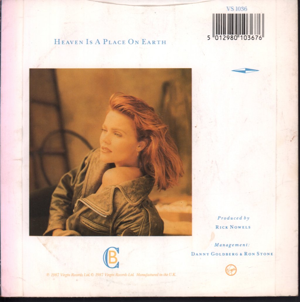 Belinda Carlisle - Heaven Is A Place On Earth - 7 Inch