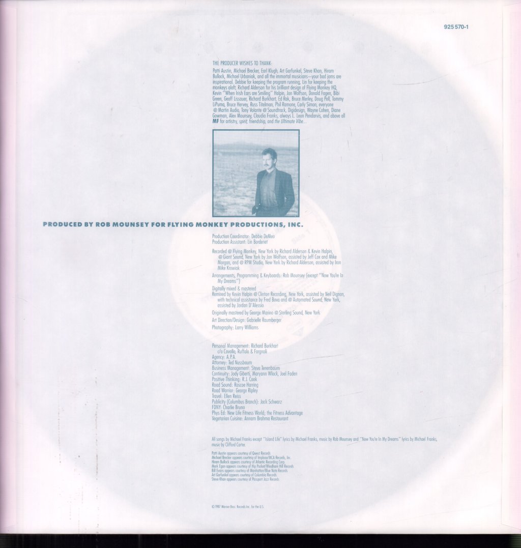 Michael Franks - Camera Never Lies - Lp