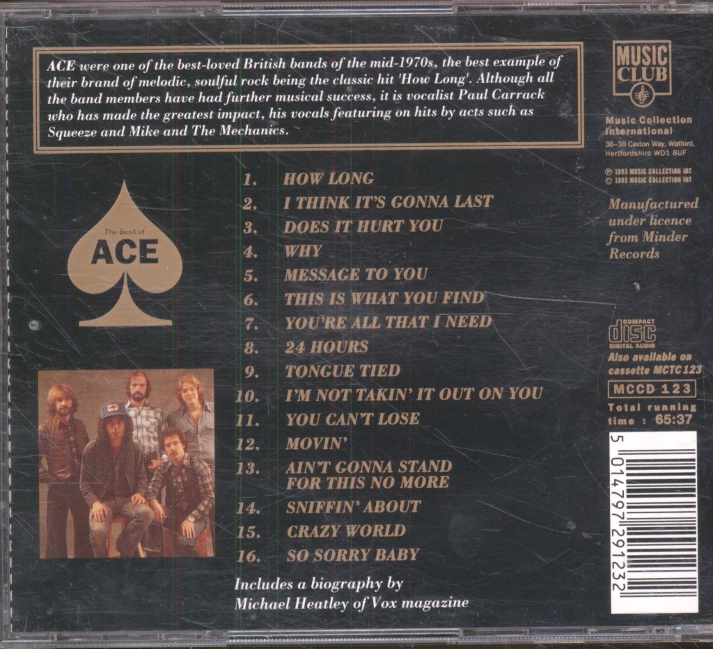 Ace - How Long - The Best Of Ace - Cd
