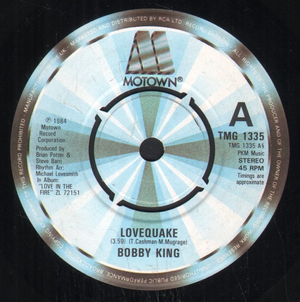 Bobby King - Lovequake - 7 Inch