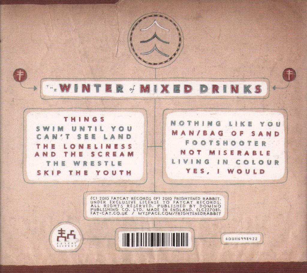 Frightened Rabbit - Winter Of Mixed Drinks - Cd