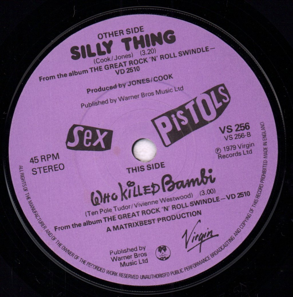 Sex Pistols - Silly Thing - 7 Inch