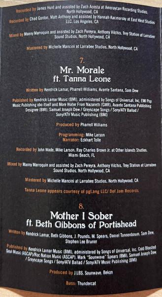 Kendrick Lamar - Mr. Morale & The Big Steppers - Cassette