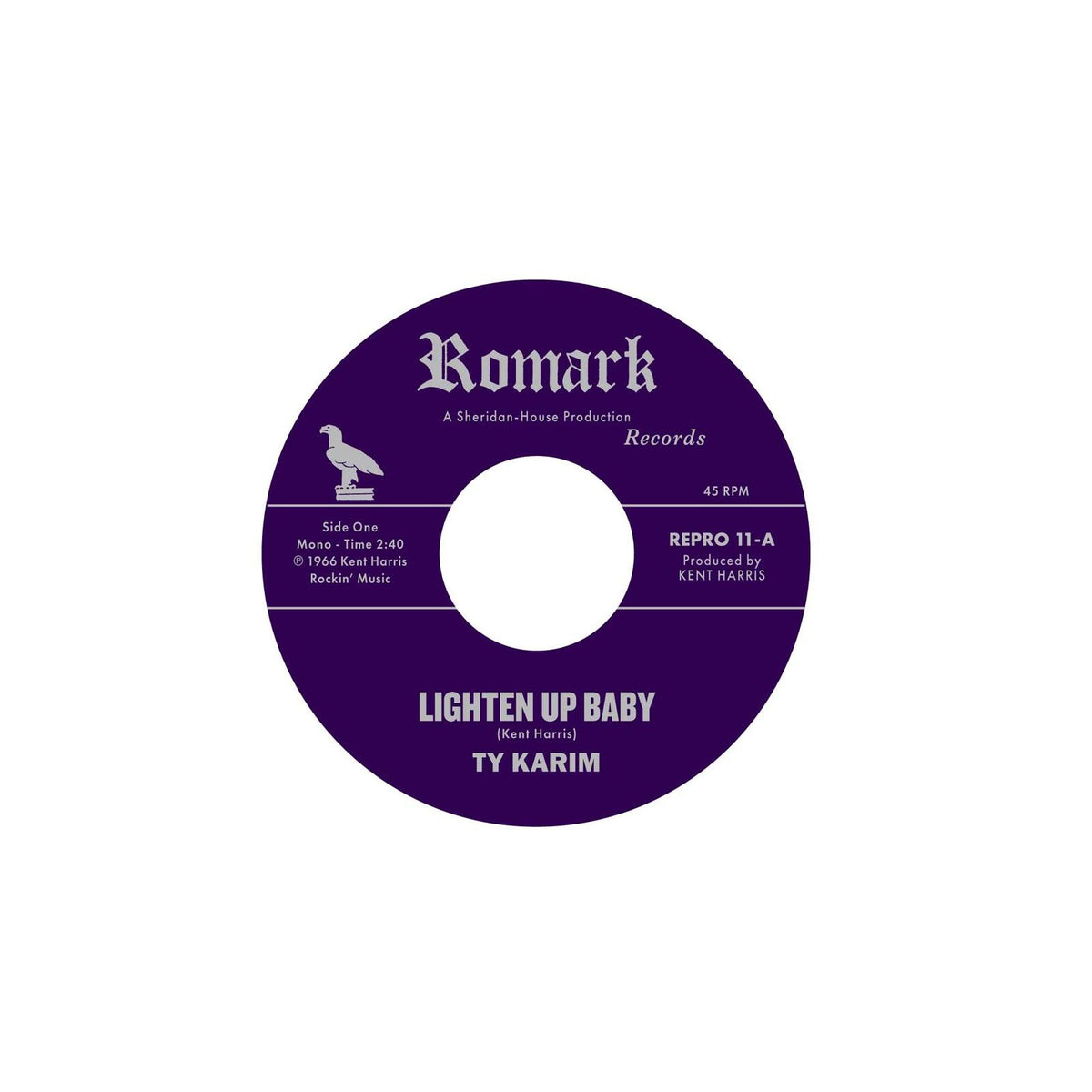 Ty Karim - Lighten Up Baby C/W All At Once - 7 Inch