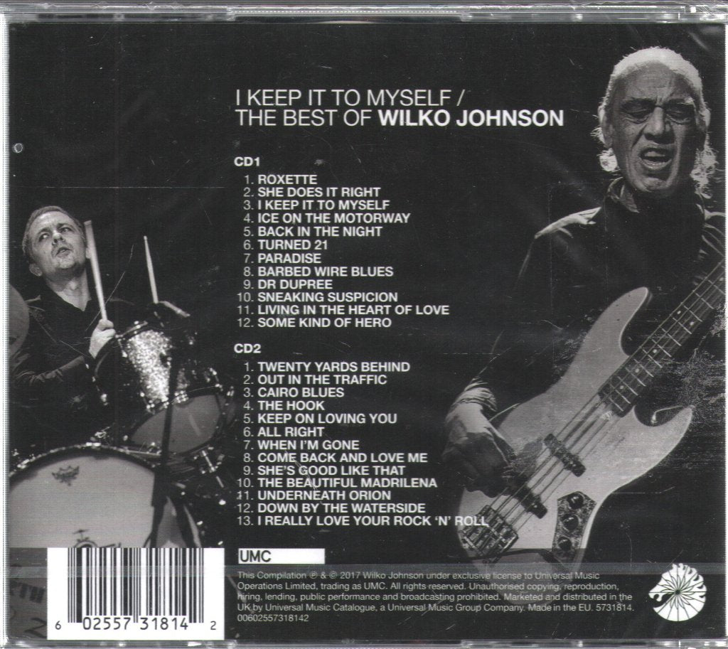 Wilko Johnson - I Keep It To Myself / The Best Of Wilko Johnson - Double Cd