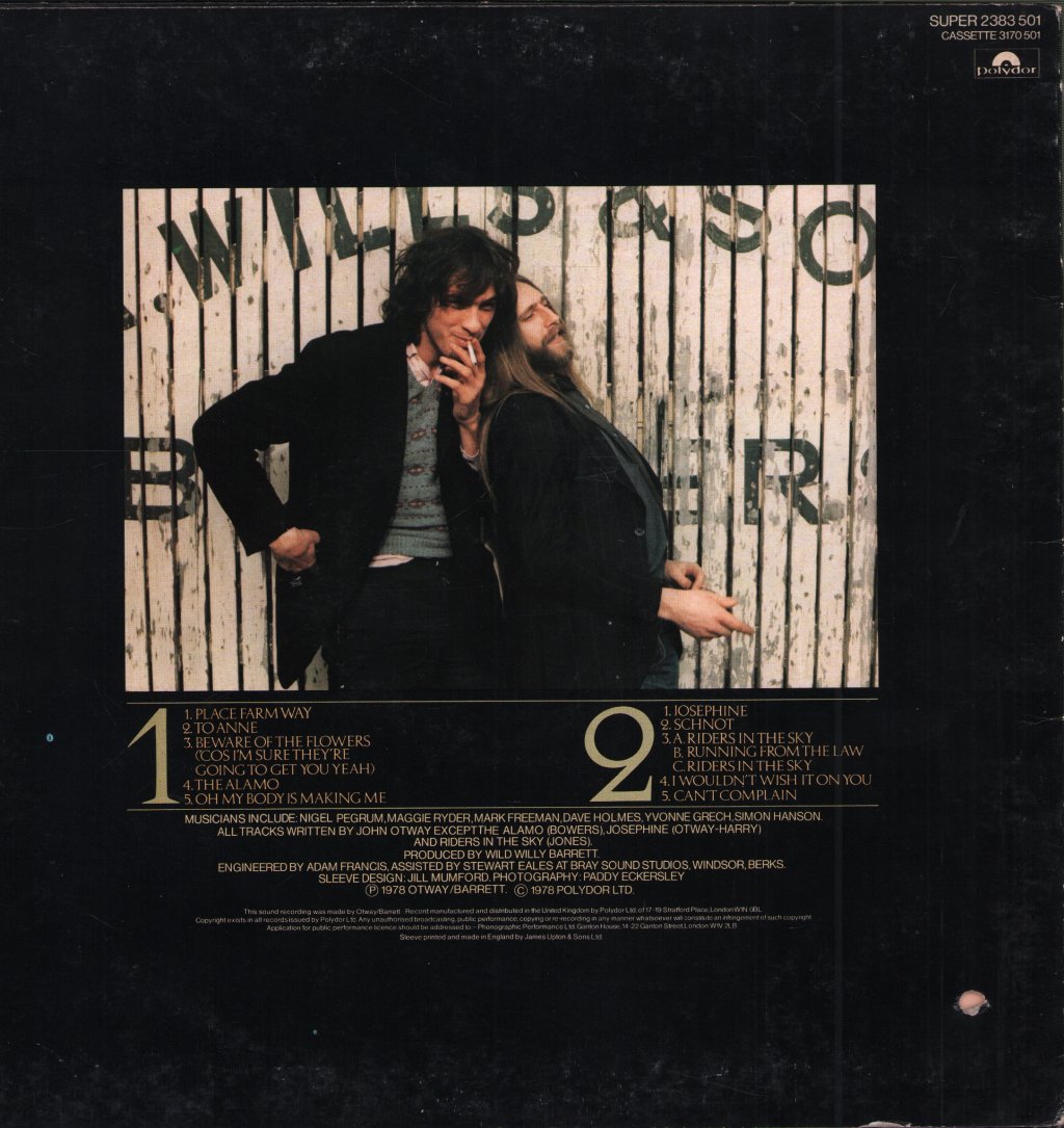 John Otway And Wild Willy Barrett - Deep And Meaningless - Lp