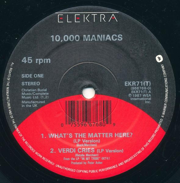 10,000 Maniacs - What's The Matter Here? - 12 Inch