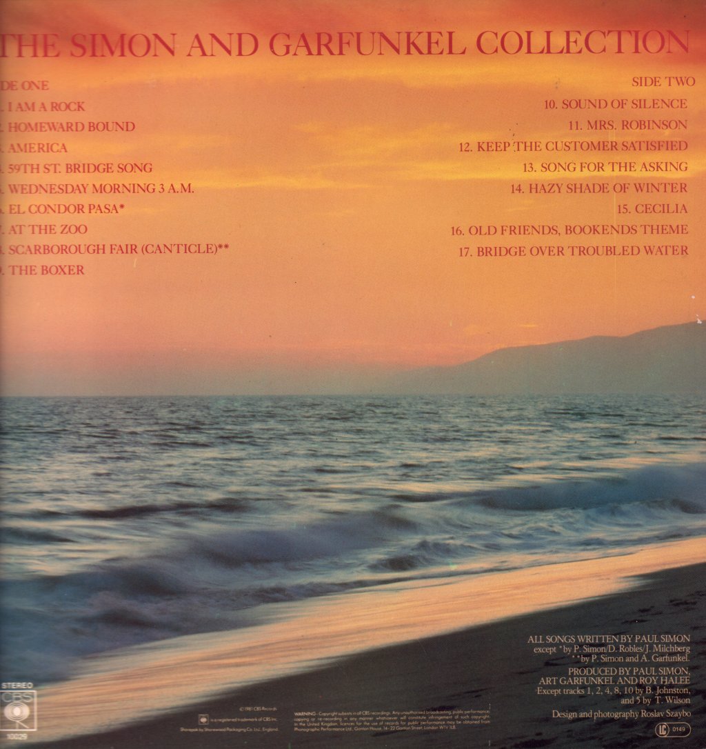 Simon And Garfunkel - Collection - Lp
