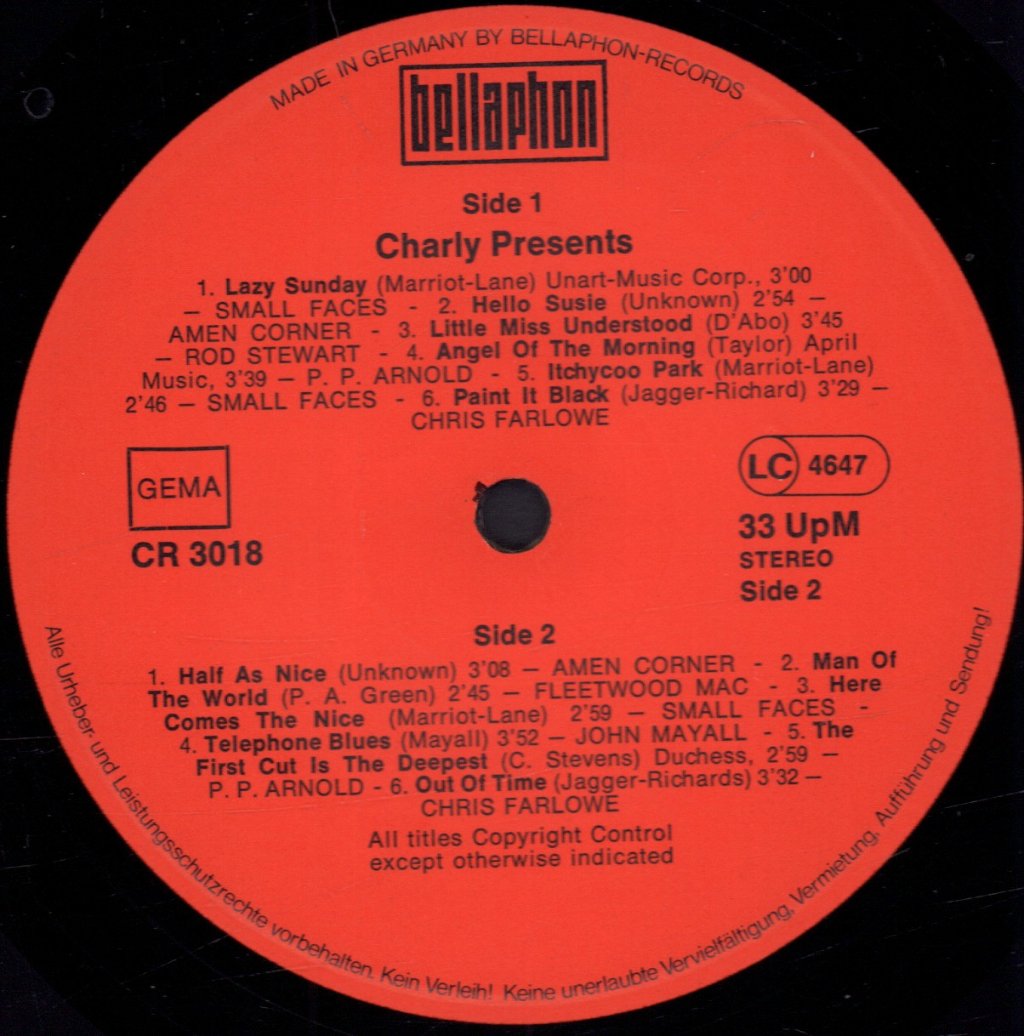 Various Artists - Charly Presents The Immediate Story - Lp