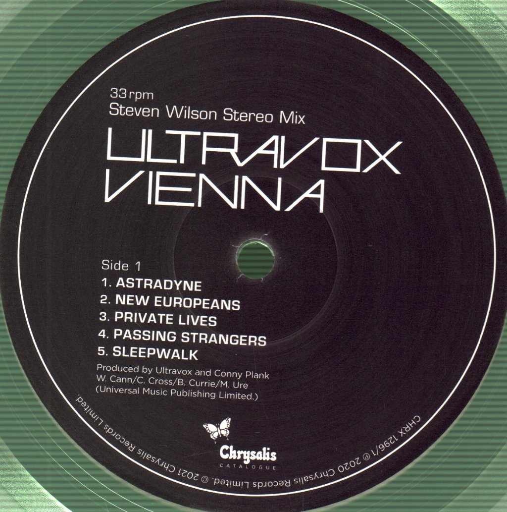Ultravox - Vienna [Steven Wilson Stereo Mix] - Lp