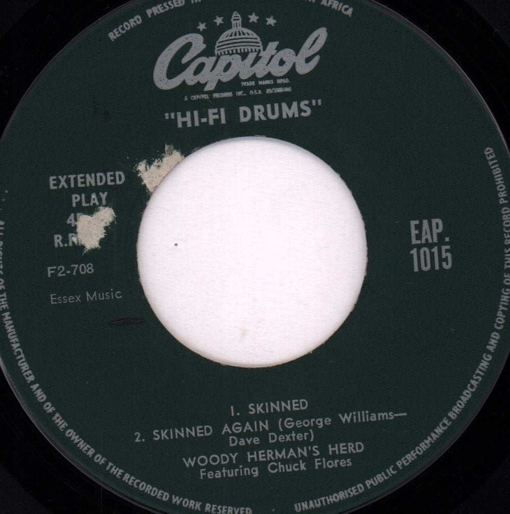 woody herman's herd featuring buddy rich - Hi-Fi Drums - 7 Inch