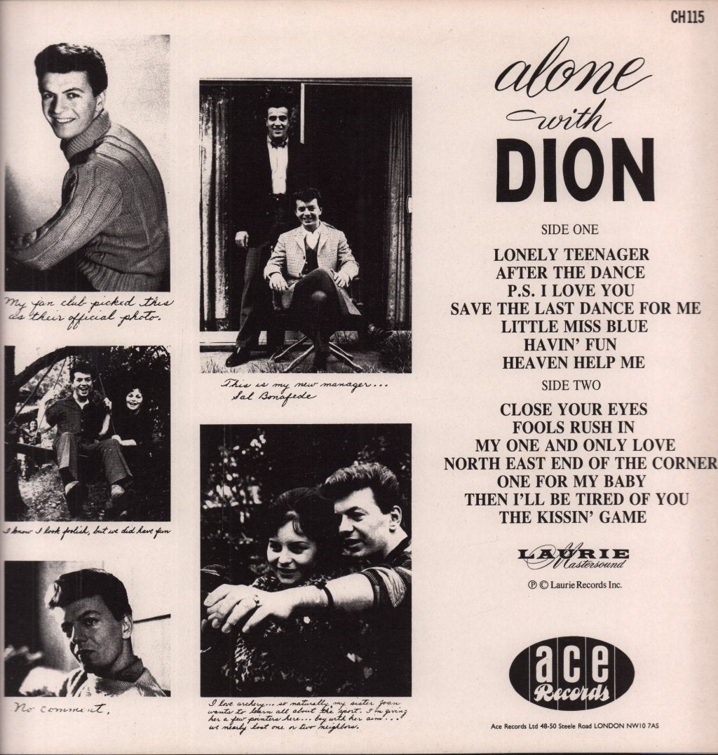 Dion - Alone With - Lp