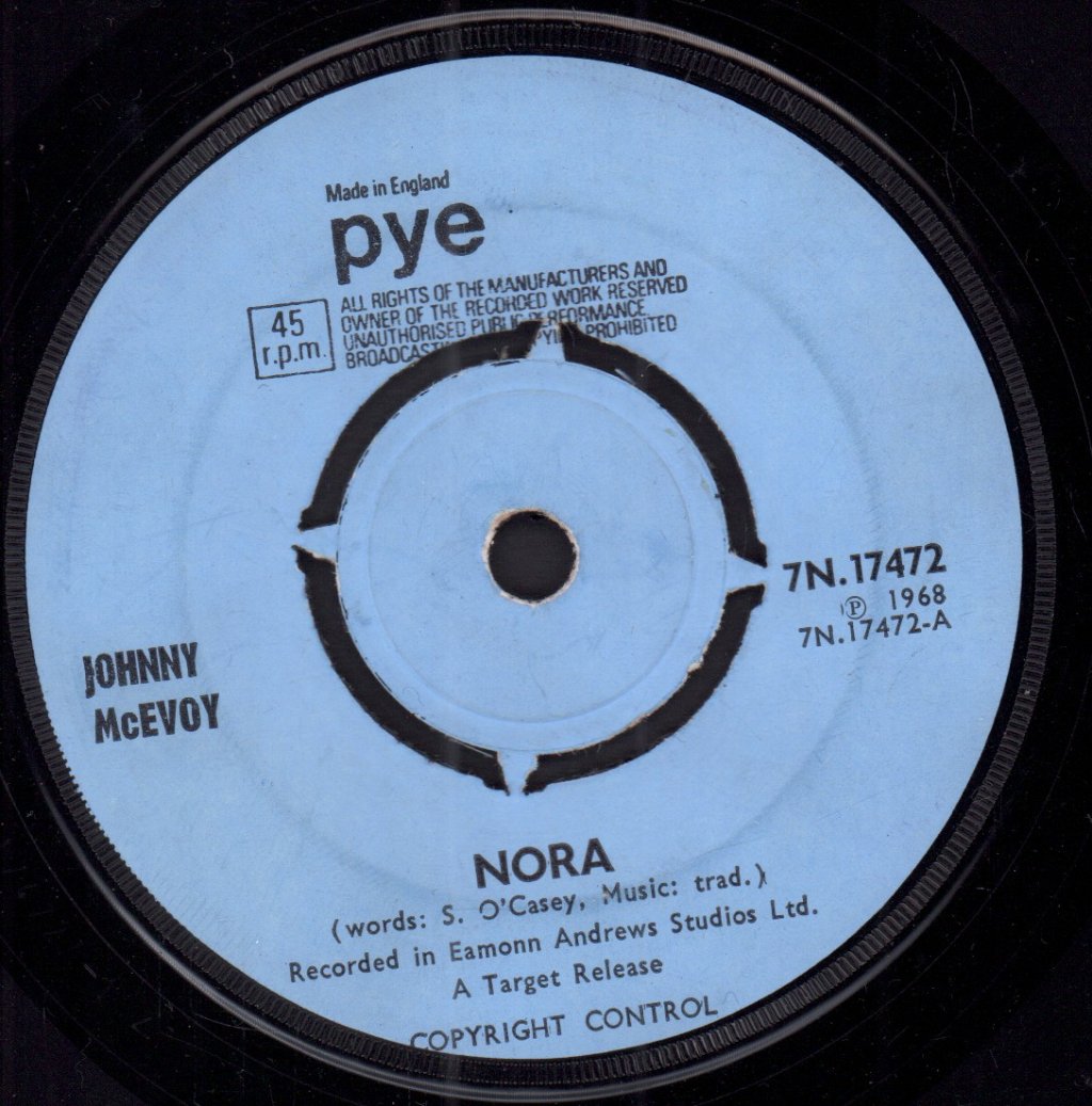 Johnny McEvoy - Nora - 7 Inch