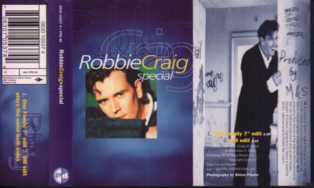 Robbie Craig - Special - Cassette