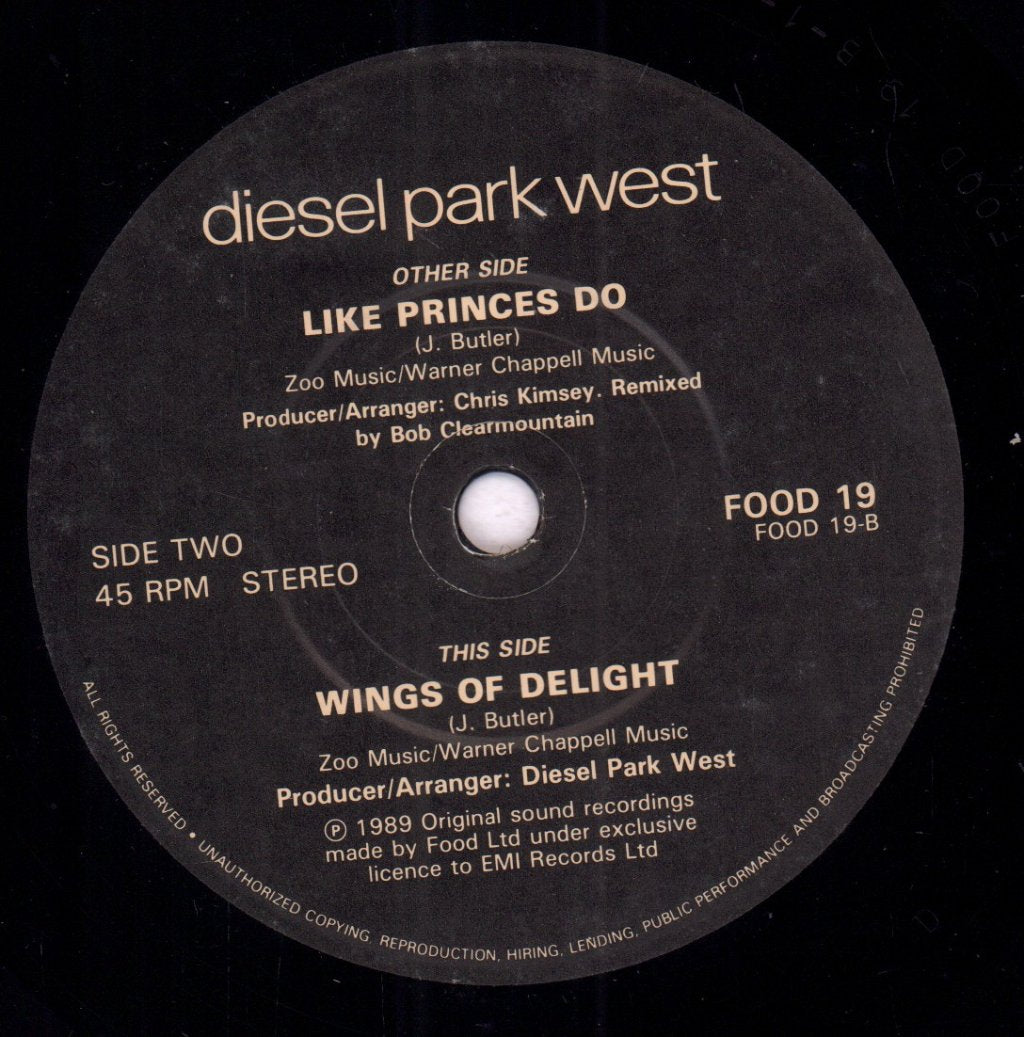 Diesel Park West - Like Princes Do - 7 Inch