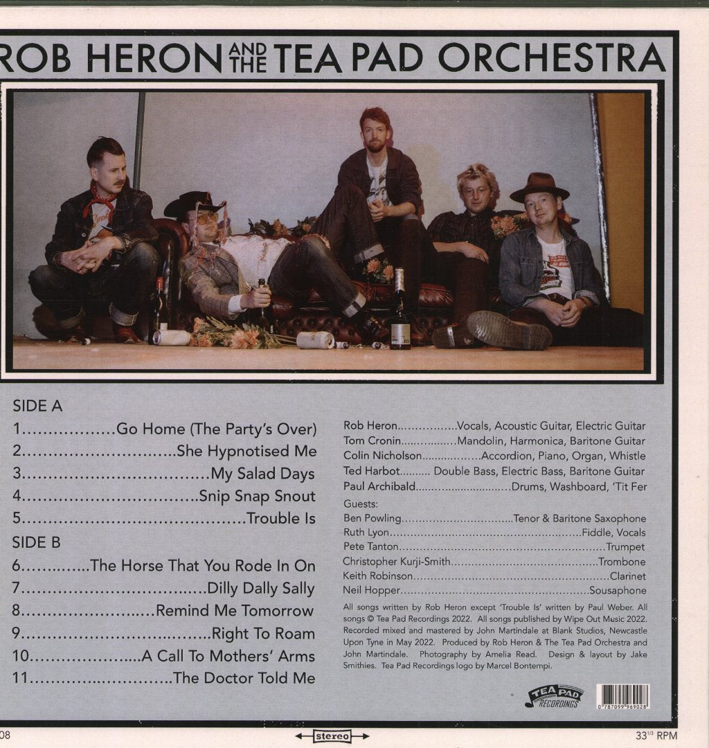 Rob Heron and the Tea Pad Orchestra - Party's Over - Lp