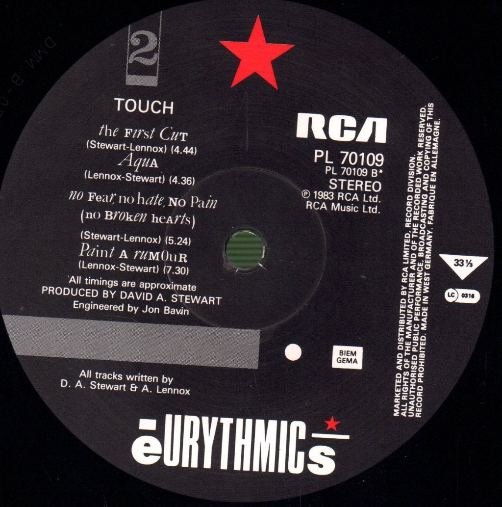Eurythmics - Touch - Lp